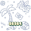 56564